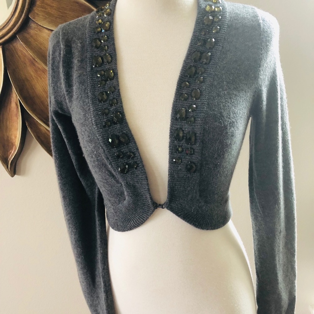 The Limited Embellished Bolo Sweater
